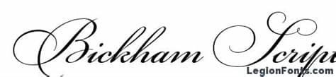 Bickham script is intended primarily for use in display settings. Bickham Script Three Font Download Free / LegionFonts