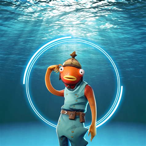 He is an orange fish, dressed in a blue overall. Fortnite Fishstick Logo fortnite Fishstick...