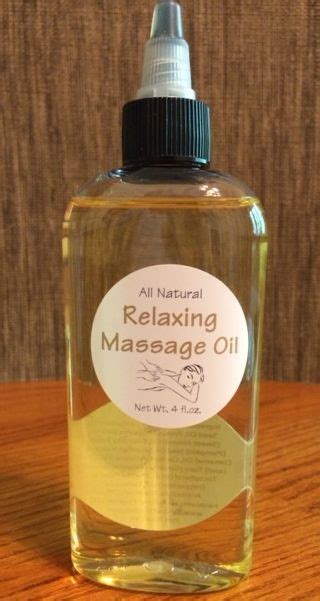 All Natural Relaxing Massage Or Bath Oil Massage Oil Relaxing