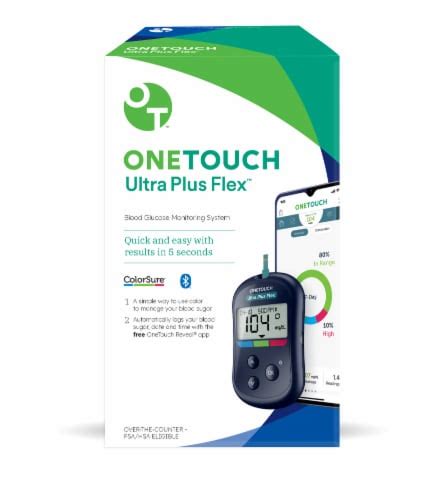 Onetouch Ultra Plus Flex™ Blood Glucose Monitoring System 1 Ct Kroger
