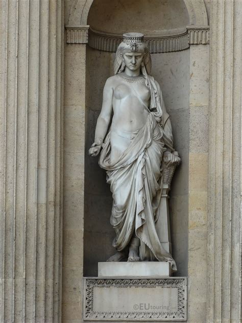 Cleopatra Statue On Aile Lemercier At Musee Du Louvre Page 936