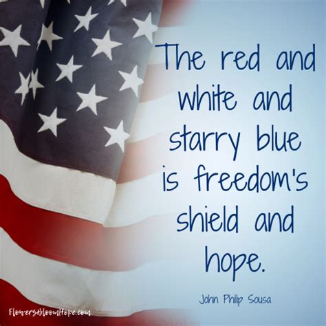 Red White And Starry Blue Hope Quotes Red And White Inspirational