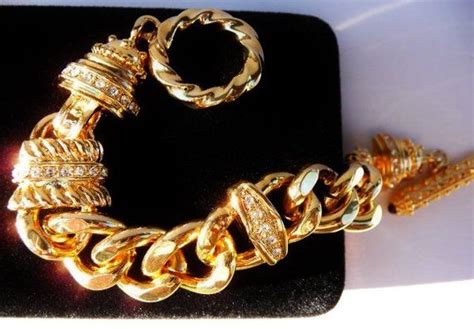 Susan Lucci Greek Crown Curb Link Bracelet Personal Estate Collection