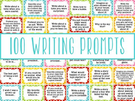 100 Writing Prompts | Writing prompts, Prompts, Writing
