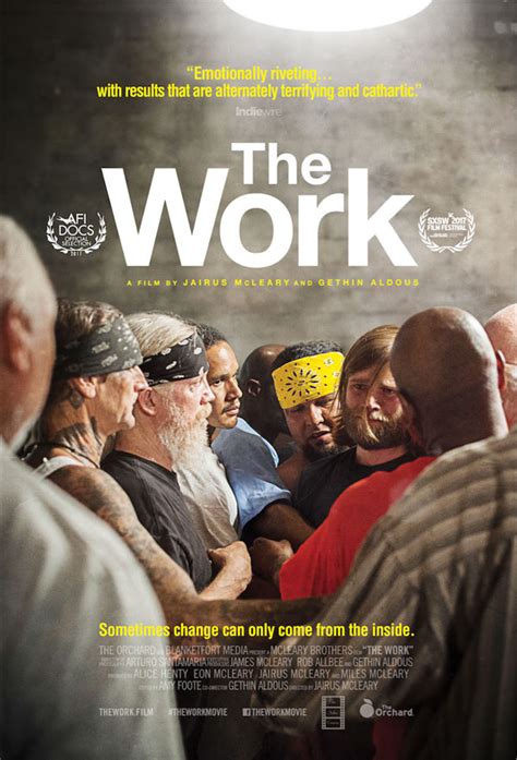 SXSW Grand Jury Prize Winner THE WORK A Story Of Redemption Renewal