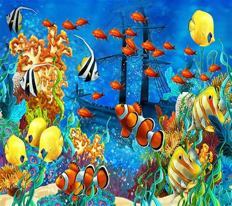 Coral Reef Fishes Tropical Underwater Hd Wallpaper Peakpx