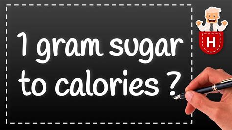 Carb intake for most people should be between 45% and 65% of total calories. 1 gram sugar to calories - YouTube