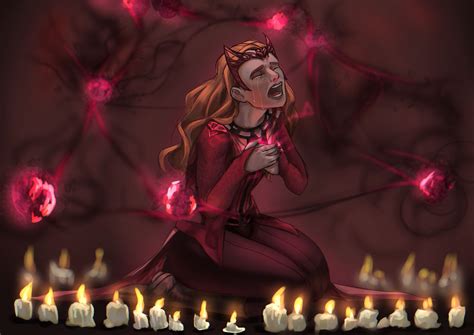 Scarlet Witch Fanart From Multiverse Of Madness By Martasdrawings On