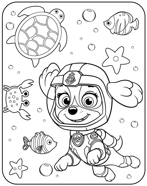 Paw Patrol Coloring Pages Sky At Free Printable