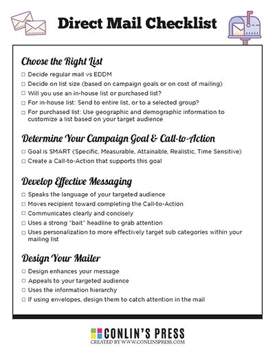 The Ultimate Guide To Direct Mail With Checklist