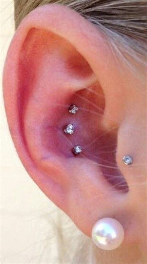 Cute Conch Tragus Ear Piercing Ideas For Women Cuteearpeircings Ear
