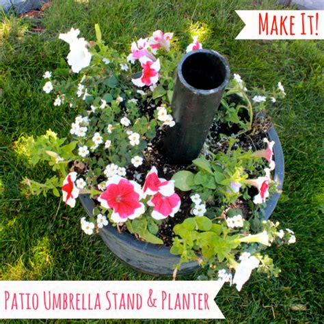 In this tutorial i will show you how to make sturdy umbrella stands for under $15. DIY Umbrella Stand and Planter