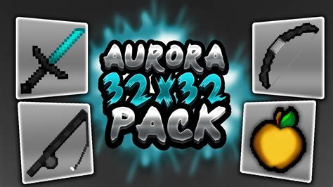 Minecraft Pvp Texture Pack Aurora 32x Pack Fps Youtube