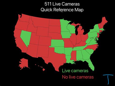 Map of all states with live traffic cameras : r/mapporncirclejerk