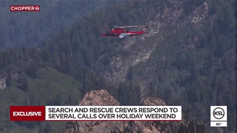 Search And Rescue Crews Respond To Several Calls Over Holiday Weekend