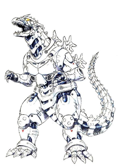 Godzilla Against Mechagodzilla Concept Art 2002 Kaiju Art Godzilla