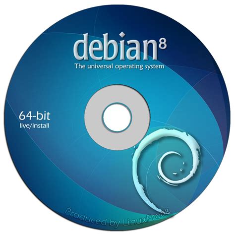 Debian Linux 80 Jessie On Dvd Full 64 Bit Live Install Version