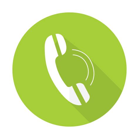 Telephone Sign With Round Background Transparent Png And Svg Vector File