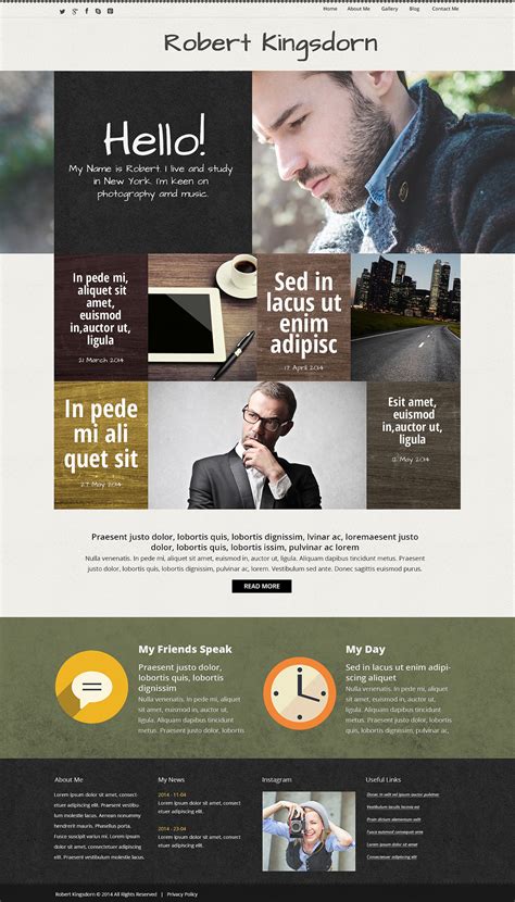 Also known as a personal profile or personal summary, a personal statement is essentially a blurb for your cv. Personal Career Page WordPress Theme #50663