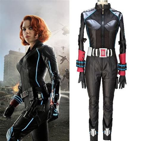 Avengers 2 Adult Black Widow Cosplay Costume Natasha