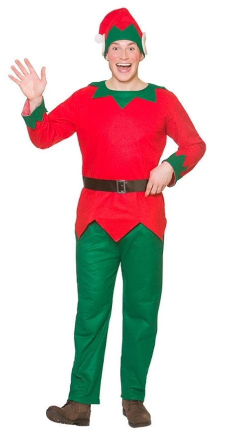 Elf Mens Fancy Dress All Mens Costumes Christmas Fancy Dress Costumes Mens Elf Costume