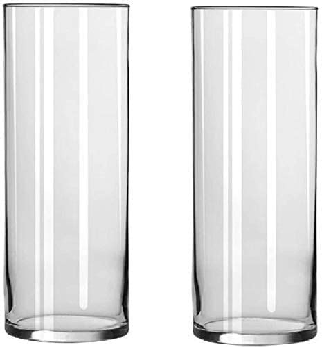 Buy Glass Cylinder Vases 12 Inch Tall X 4 Inch Round Vase Multi Use Pillar Candle Floating