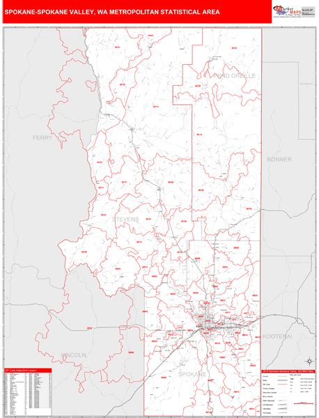 32 Spokane Valley Zip Code Map Maps Database Source