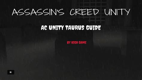 Assassin S Creed Unity Nostradamus Enigmas Guide TAURUS YouTube