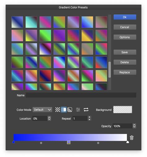 Gradient Color Selector