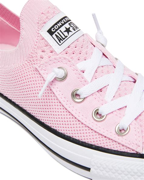 Converse Womens All Star Shoreline Knit Shoe Pink Glaze Surfstitch