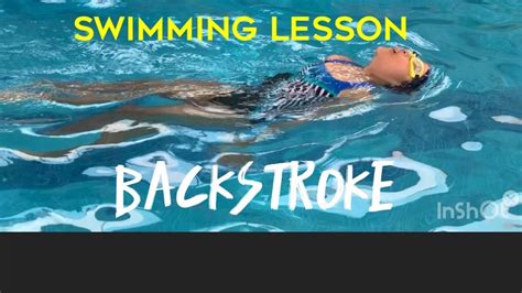 Learn To Swim Backstroke For Kids Back Gliding Kickingbackstroke