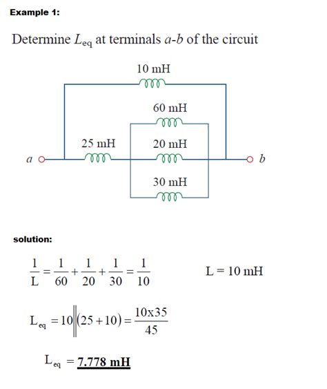 Lesson Ten Series And Parallel Inductors Electrical Circuits 1