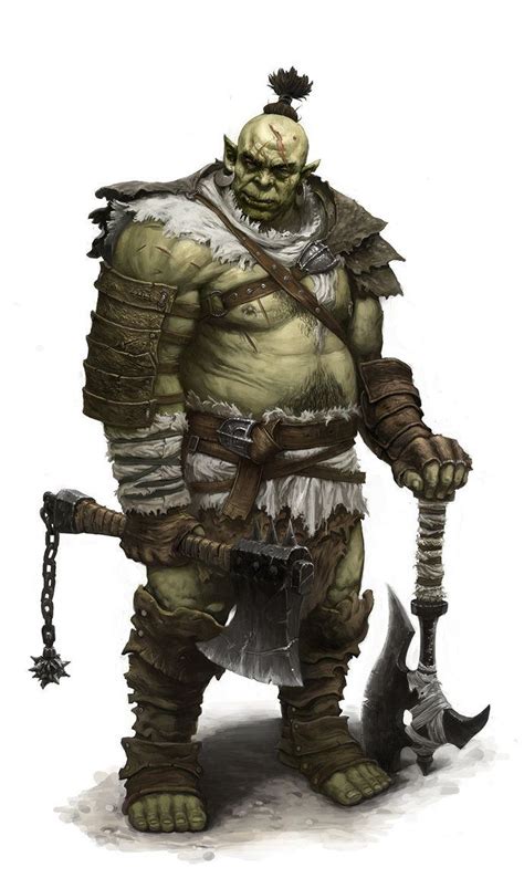 Dungeons And Dragons Orcs And Half Orcs Inspirational Orc Warrior