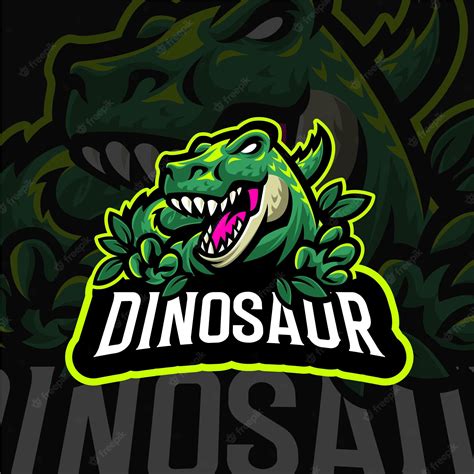 Premium Vector Dinosaur Mascot Logo Vector Template