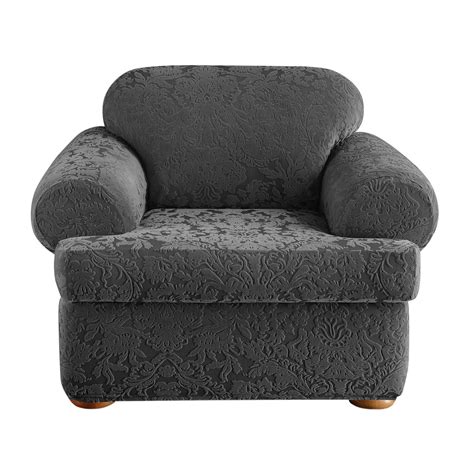 Discover armchair slipcovers on amazon.com at a great price. Sure Fit Jacquard Damask Stretch Armchair Slipcover ...