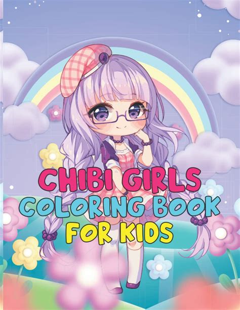 Buy Chibi Girls Coloring Book For Kids Cute Lovable Kawaii Characters