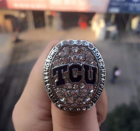Tcu Horned Frogs Alamo Bowl Championship Ring Free Shipping Christmas Gift For Fans