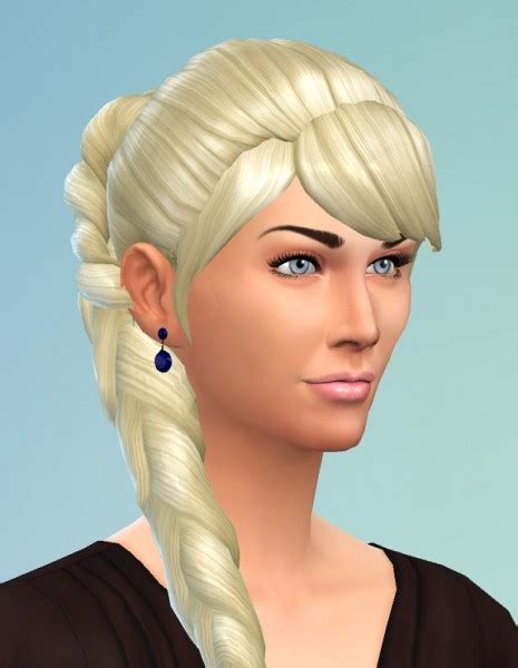 Sims 4 Braided Pigtails Hair Cc Bdalabel