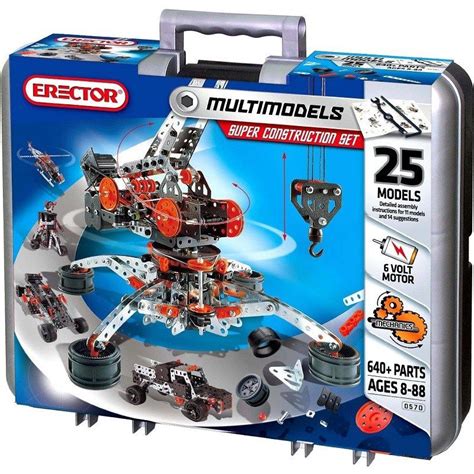 Classic Erector Sets Erector Set Meccano Robot Kits For Kids