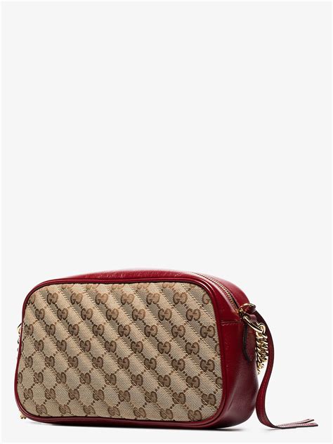 Gucci Brown Gg Marmont Camera Bag Browns