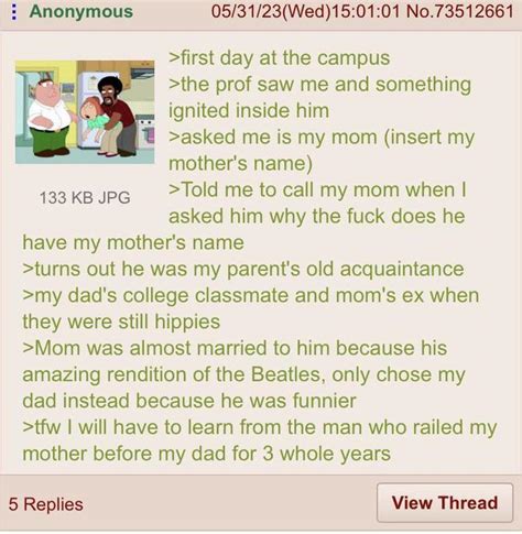 Anons Mom Was Wild R Greentext Greentext Stories Know Your Meme