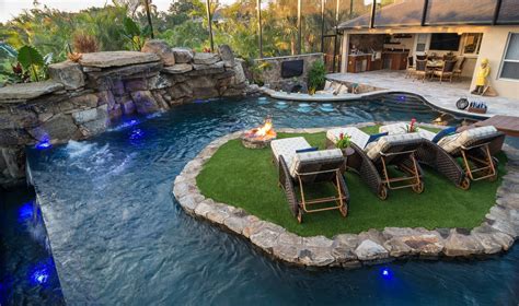 Discover pool deck ideas and landscaping options to create your poolside dream. A Lazy River Runs Through It | Insane pools, Backyard pool ...