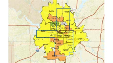 Zip Code Map Of Tulsa Map 2023