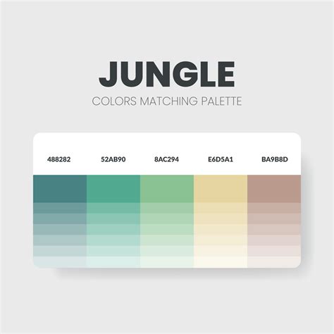 Jungle Tone Colour Schemes Ideascolor Palettes Are Trends Combinations