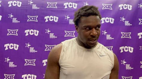 Tcu Dl Terrell Cooper Talks Fall Camp And Making Transition To Playing De Youtube