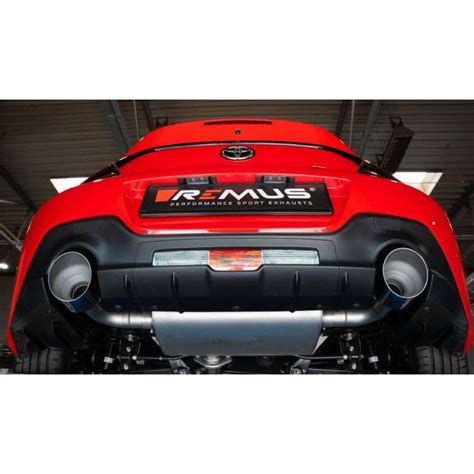 Toyota GR86 ZN8 Remus Axle Back Sport Exhaust System Absorption