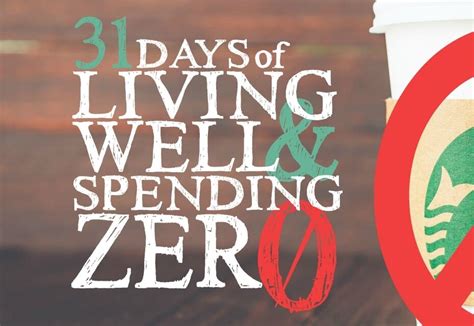 Living Well And Spending Zero Challenge Living Well Spending Less