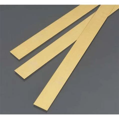 Yellow Flat Brass Strip Thickness 2 8 Mm At Rs 380kg In Mumbai Id 13095170573