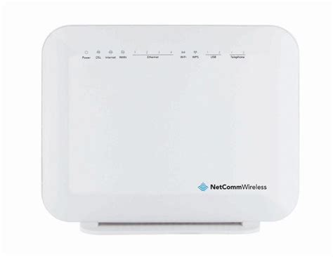 Netcomm Nf4v N300 Wifi Vdsladsl Modem Router With Voice Gigabit Wan