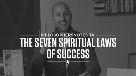 Pntv The Seven Spiritual Laws Of Success By Deepak Chopra Youtube